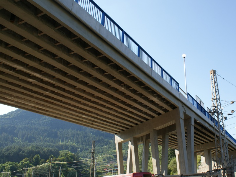 Sanácia pilierov na moste